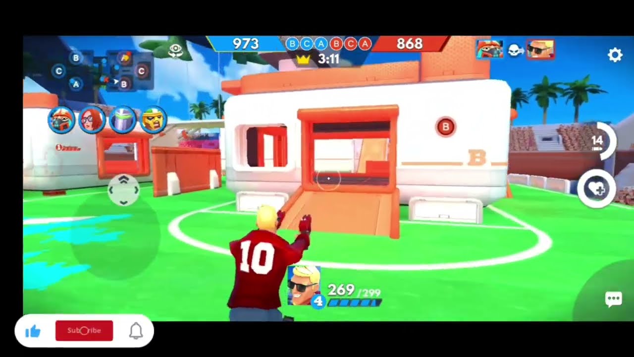 The gameplay of frag shooter pro