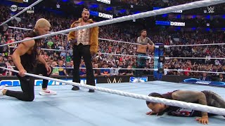 Cody Rhodes Saves Jey Uso From Bloodline - Smackdown 4/05/2024