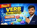 Day 5 | Verb (Main Verb + Helping Verb) | English Grammar From Zero By Pushpraj Singh