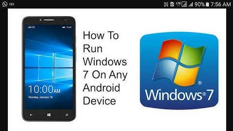install Windows 10/8/7 /XP /95 Linux on android mobile /tab