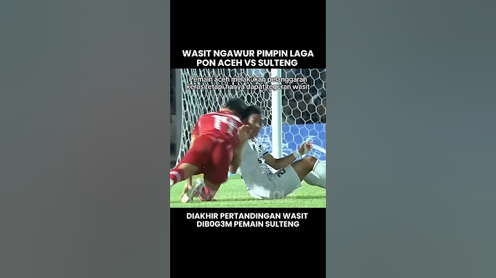 Pertandingan PON Aceh vs Sulteng ricuh, karena wasit? #pon #aceh #sulawesitengah #wasit #sepakbola