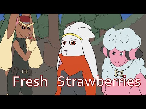 Fresh Strawberries, a pokemon mystery dungeon animation