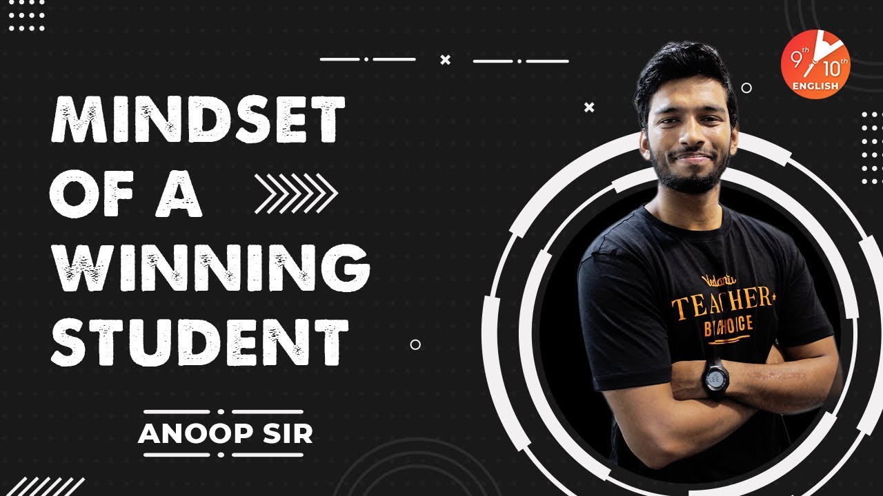 Mindset of a Winning Student 😎 | Board Exam Motivation by Anoop Sir | Vedantu 9 and 10 English