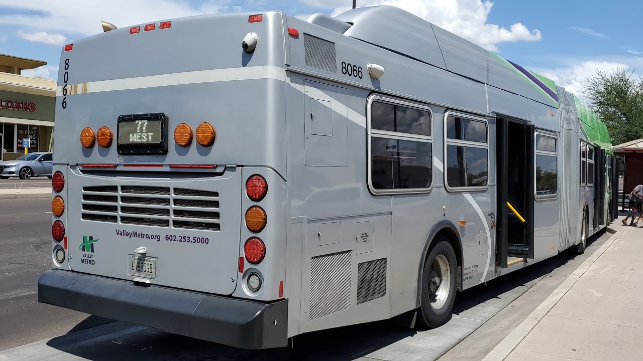 (RIDEON) Valley Metro 2011 New Flyer DE60LFR 8066 YouTube