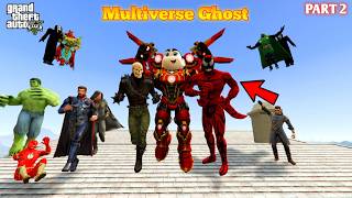 Multiverse Ghost Can Shinchan Hulkbuster Thor Save Franklin Black Adam in GTA5 #2