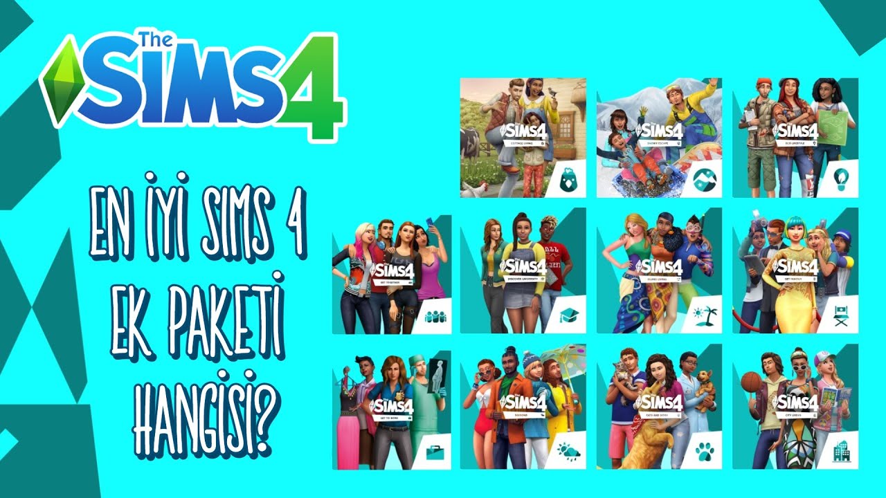 EN İYİ EXPANSION PACK HANGİSİ ? | The Sims 4 Ek Paket Sıralamam - YouTube
