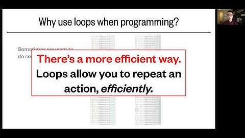 Lesson 4, Part 1: For loops