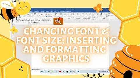 Inserting and Formatting  Graphics in MS Word 2016