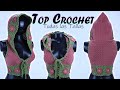 Top granny con capucha tejido a crochet Todas las tallas