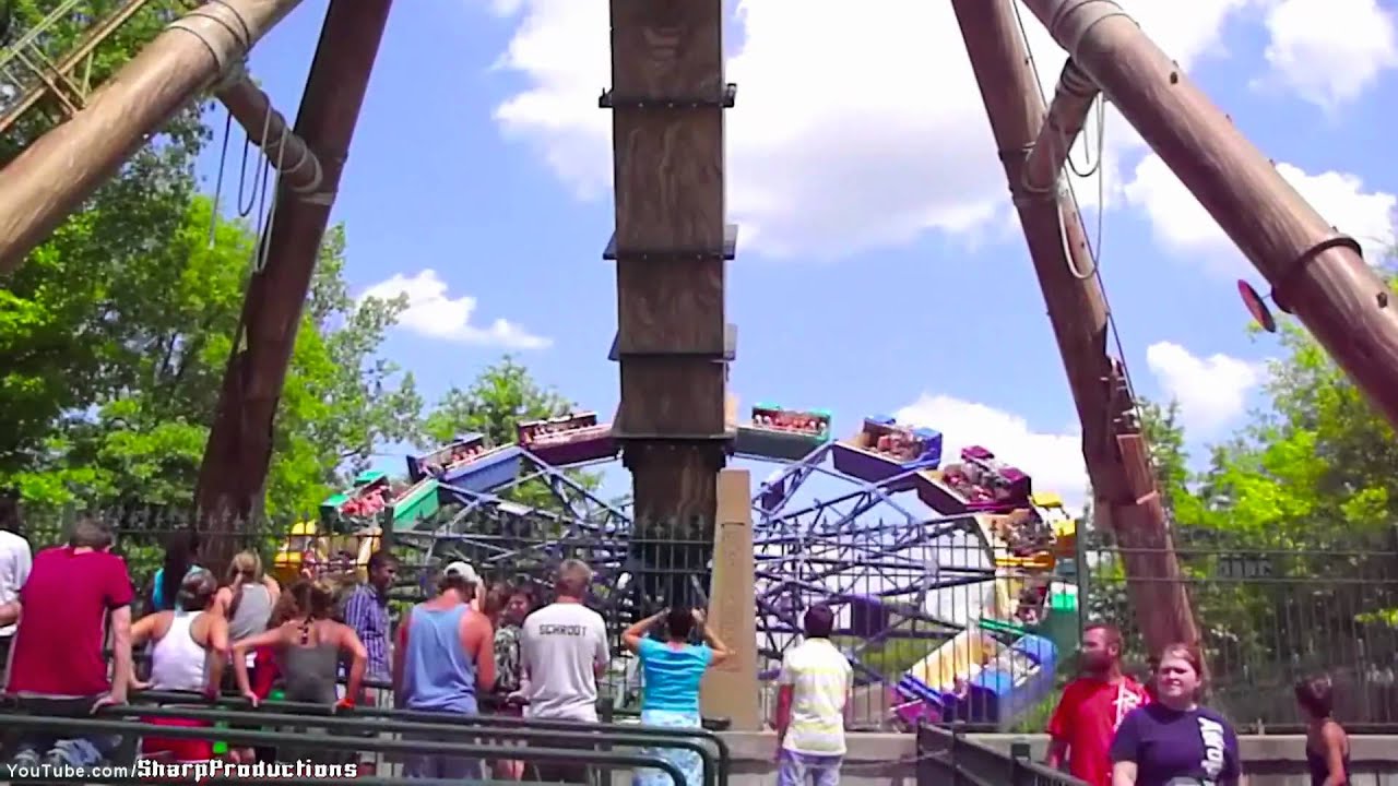 Xcalibur (Off Ride) Six Flags St. Louis - YouTube