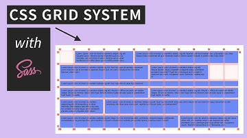 Create Simple Grid System with CSS Grid & Sass!