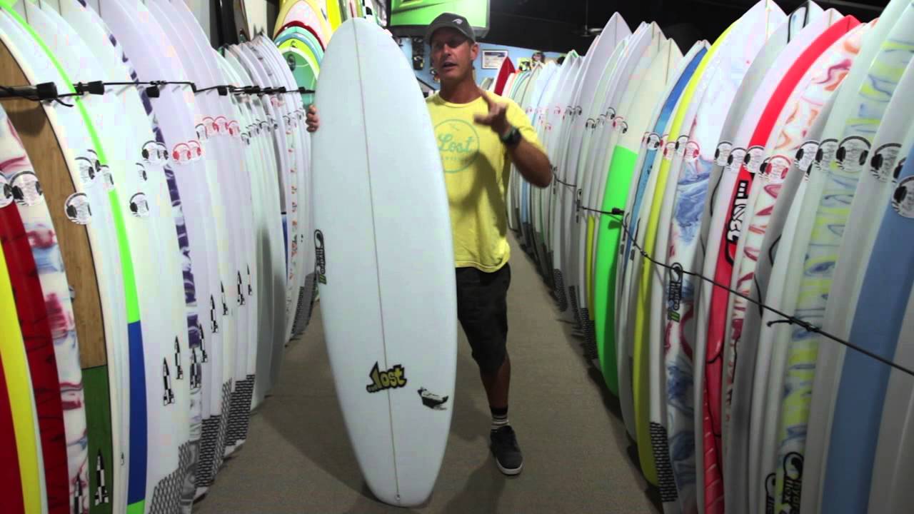 Lost Surfboards Size Chart