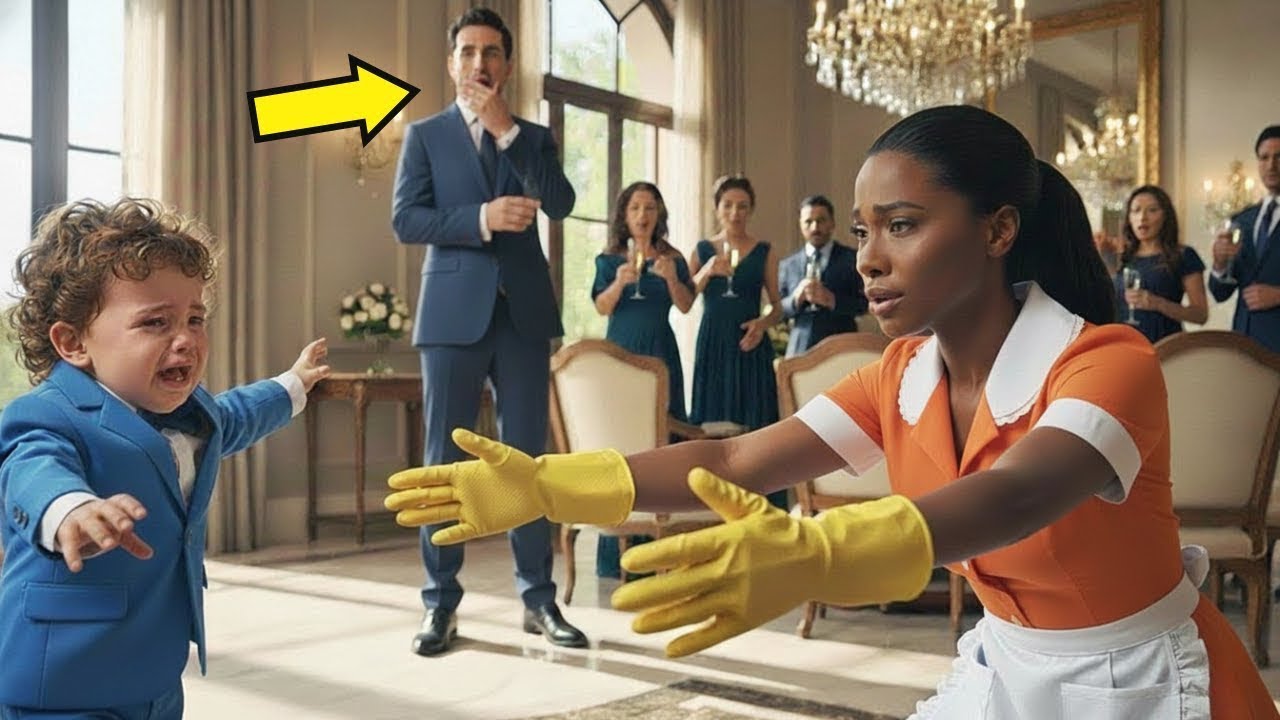 The Millionaire’s Baby Cried When He Saw the Maid — And His First Words Broke Everyone’s Heart