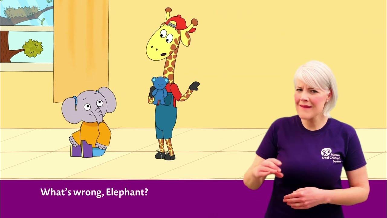 Elephant needs the quiet corner | Deaf awareness for the early years