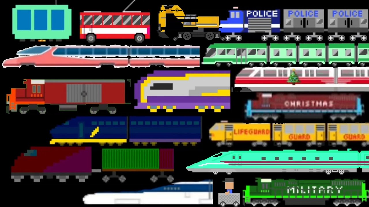 THE KIDS PICTURE SHOW HD RAILWAY VEHICLES 4 LIKE CONSTRUCTION 5 TRACTOR TRAILERS AND MORE ALL THEN