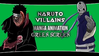 Naruto Villains | Manga Animation | Green Screen | Free Download