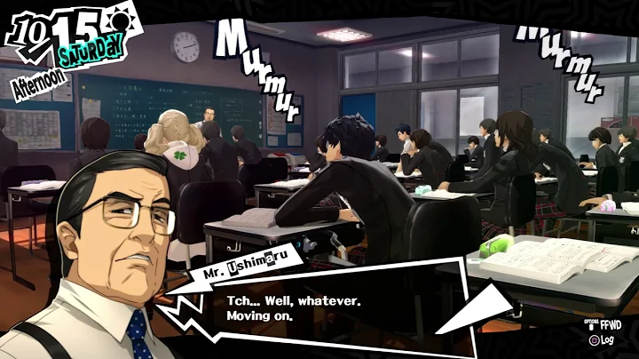 Persona 5 - Epic Dodging the Teacher Chalk! HQ