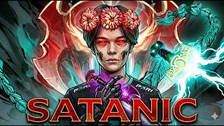 PARI Satanic Muerta Max DPS with Mjollnir Silver Edge Right Click Dota 2
