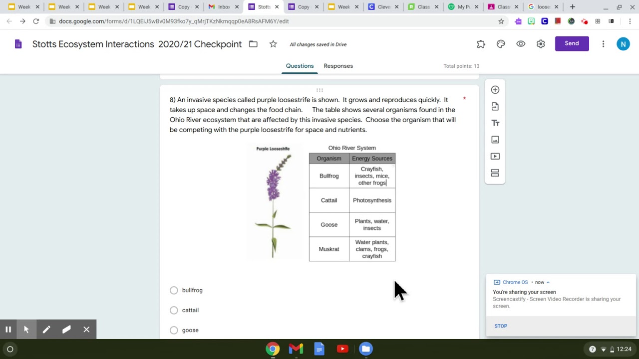 Ecosystem Interactions Question 8 - YouTube