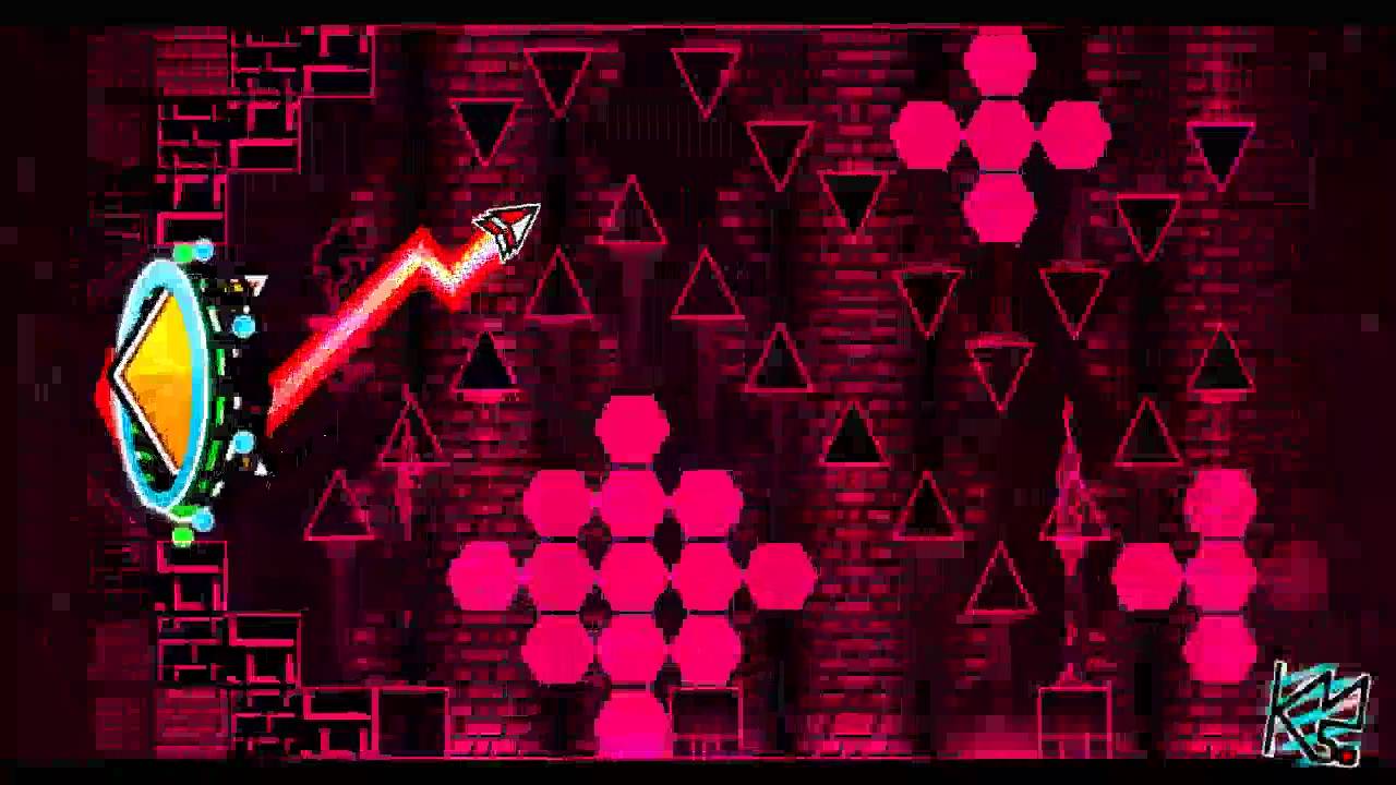 Geometry Dash - JitterClick by Nuclear Nacho (Demon) Complete + 3 Coins (Live)