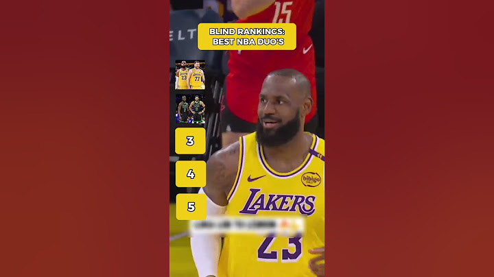 Who's the best duo in the NBA?