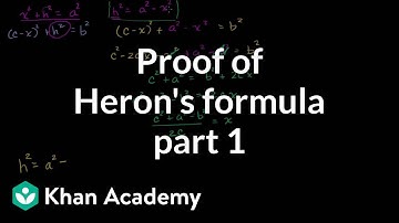 Part 1 of proof of Heron