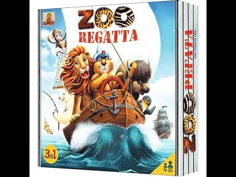 ZOORegatta Family Board Games for Kids Ages 4-12 Years. Award Winning Fun  Animal Game for 2-4 Players. Educational Childrens Board Game Learning