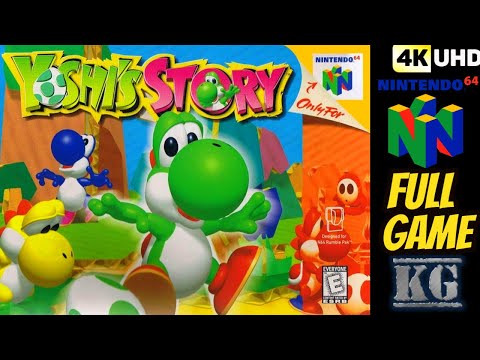 Yoshi's Story [N64] 100% Gameplay Walkthrough FULL GAME [4K60ᶠᵖˢ🔴]