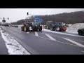 Eisenberg in thringen traktoren blockieren auffahrten der autobahn a9 bauernprotest bauerndemo