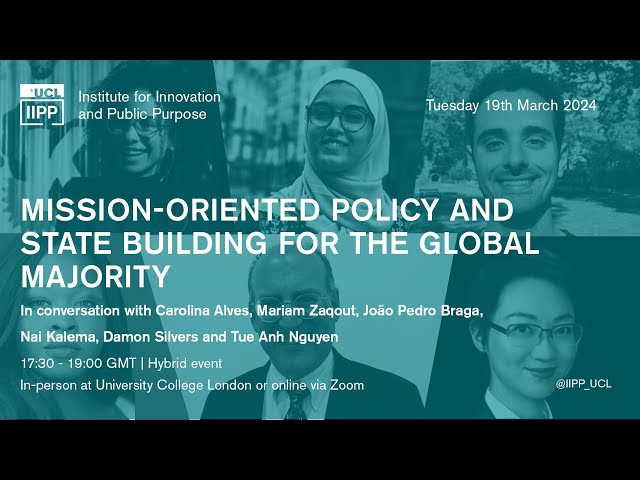 Watch Mission-oriented policy and state building for the Global Majority on YouTube.