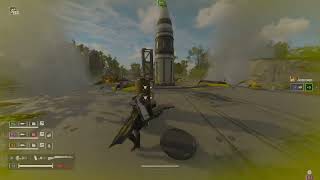 Helldivers 2 ICBM Mech launch