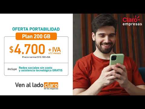 Claro Empresas Plan Móvil 200 GB