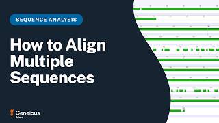 Align Multiple Sequences in Geneious Prime: Spot Conserved Regions and Differences Fast