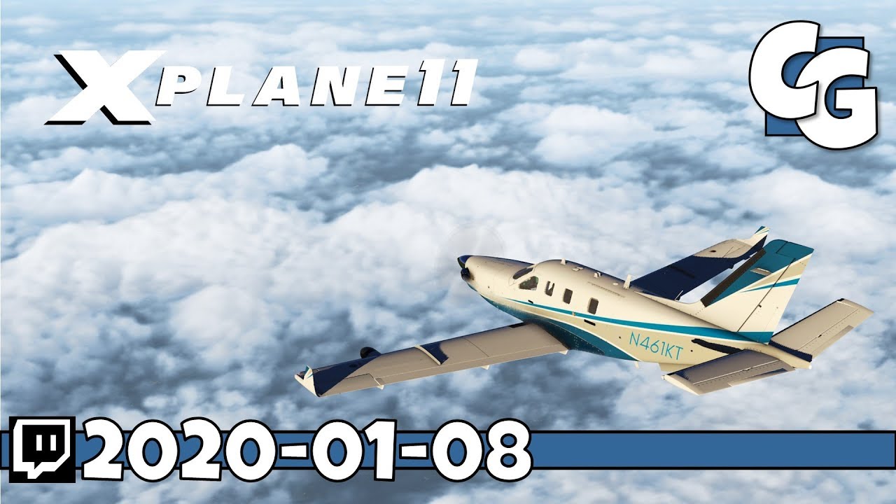 Slideshow Simulator (xEnviro 1.13 + Orbx UK + TBM 900) - X-Plane 11 - VOD - 2020-01-08