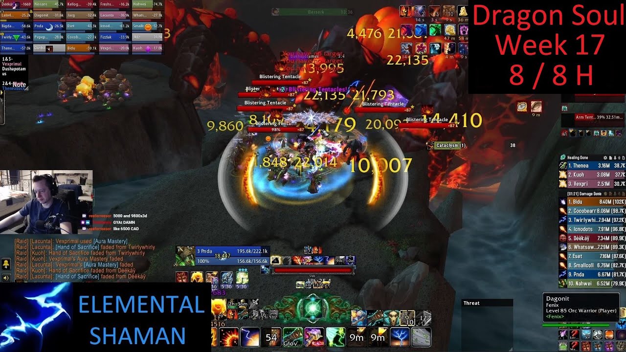 Dragon Soul 25 8/8 H - Ele Shaman PoV - Week 17 Cata Phase 4 - 6-13-25