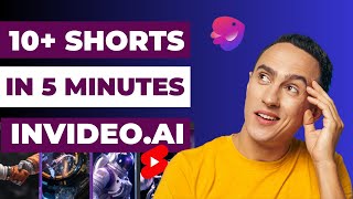 How to Generate 10+ YouTube Shorts in 5 Minutes with invideo.ai - New FREE AI Video Generator Tool