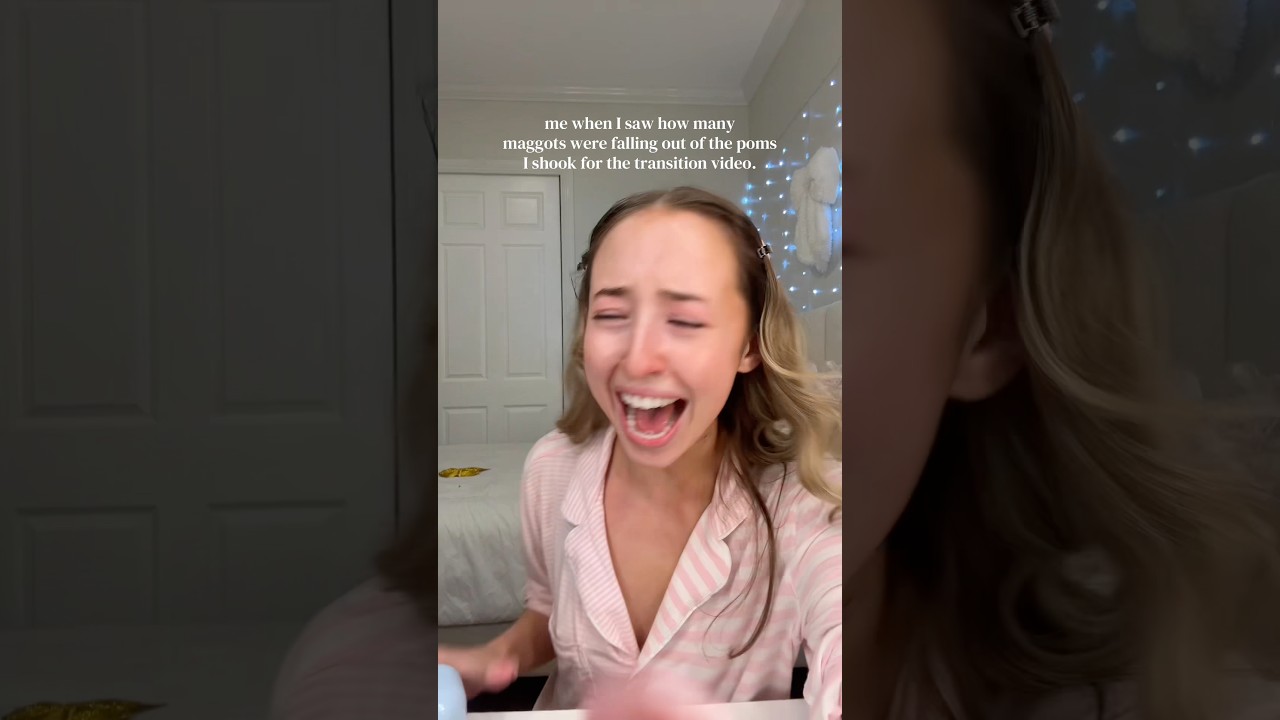 grwm for cheer senior night with a special guest: maggots 