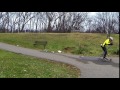 Rollerski Brake Demonstration