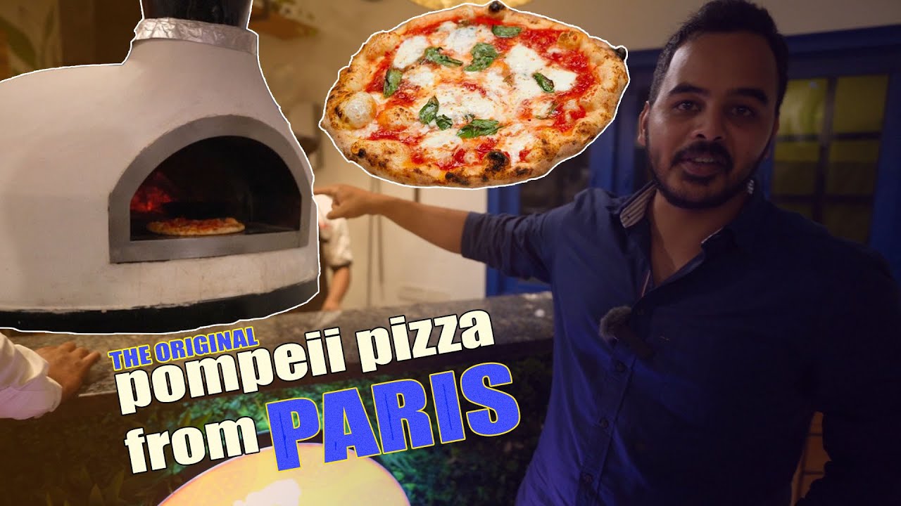 Original Pizza from Paris at the PompeiiPizzaStudio |  Margherita Pizza #pizza #authenticparispizza