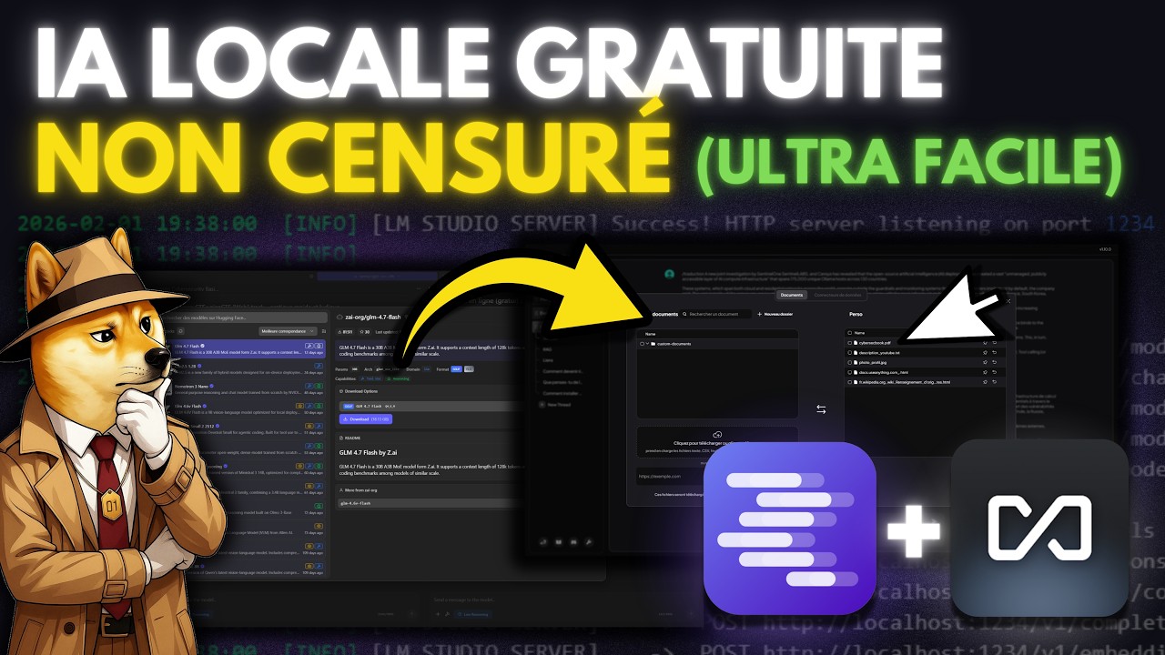 Comment Avoir une IA Privée et NON CENSURÉE Gratuitement sur ton PC (LM Studio + AnythingLLM)