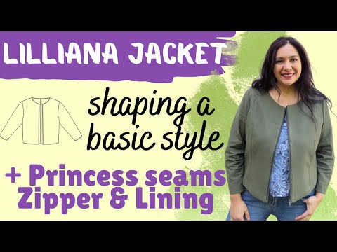 Adding shape, zipper
