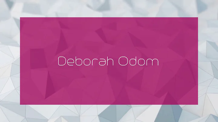 Deborah Odom - appearance