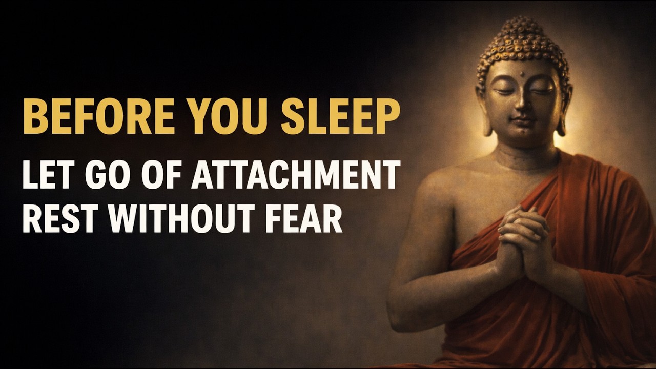 Before You Sleep — Let Go of Attachment, Control & Overthinking | Buddhist Wisdom for Deep Rest