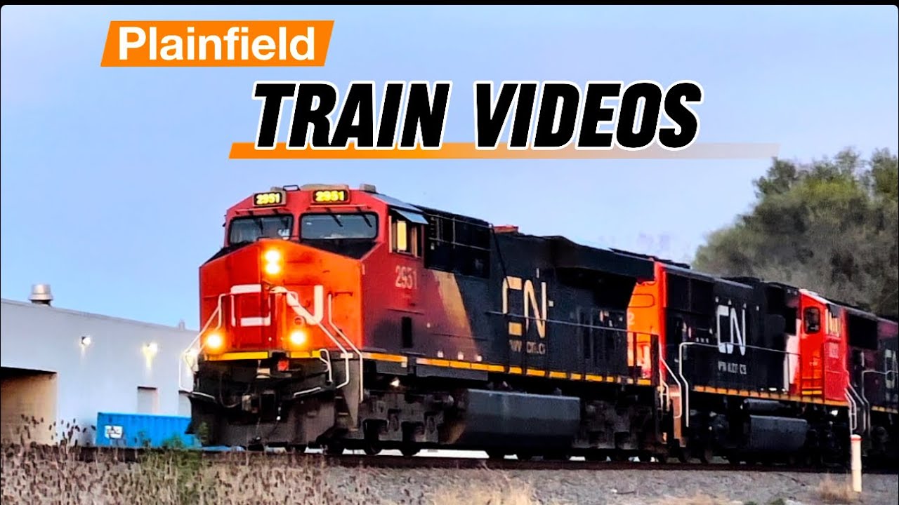 EPIC Plainfield Railfanning Train Videos: CN & BNSF Action!