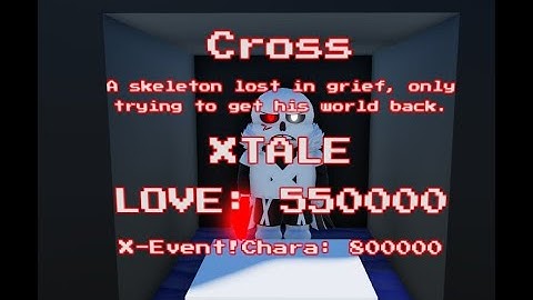 X-event gameplay (Cross and X!Chara gameplay)