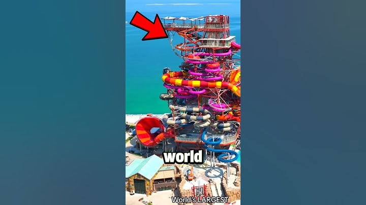 El parque acuático más grande del mundo 😱