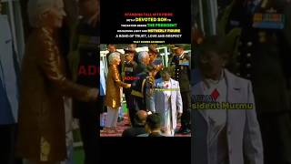 Major Rishabh Singh Sambyal Bonding With Droupadi Murmu