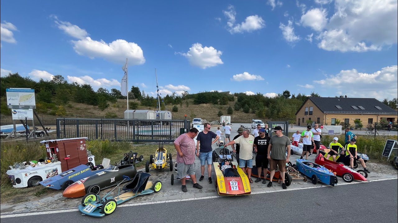 &ldquo;Finale Fahrt beim Seifenkistenrennen 2024 in Gro&szlig;r&auml;schen!&rdquo; #seifenkistenrennen #brandenburg