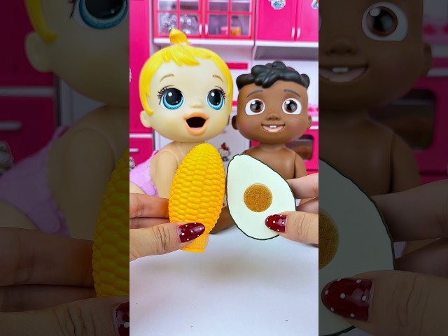ASMR Unboxing Minnie Mouse & Cocomelon Avocado Corn | Satisfying ASMR Kitchen Unboxing #shorts