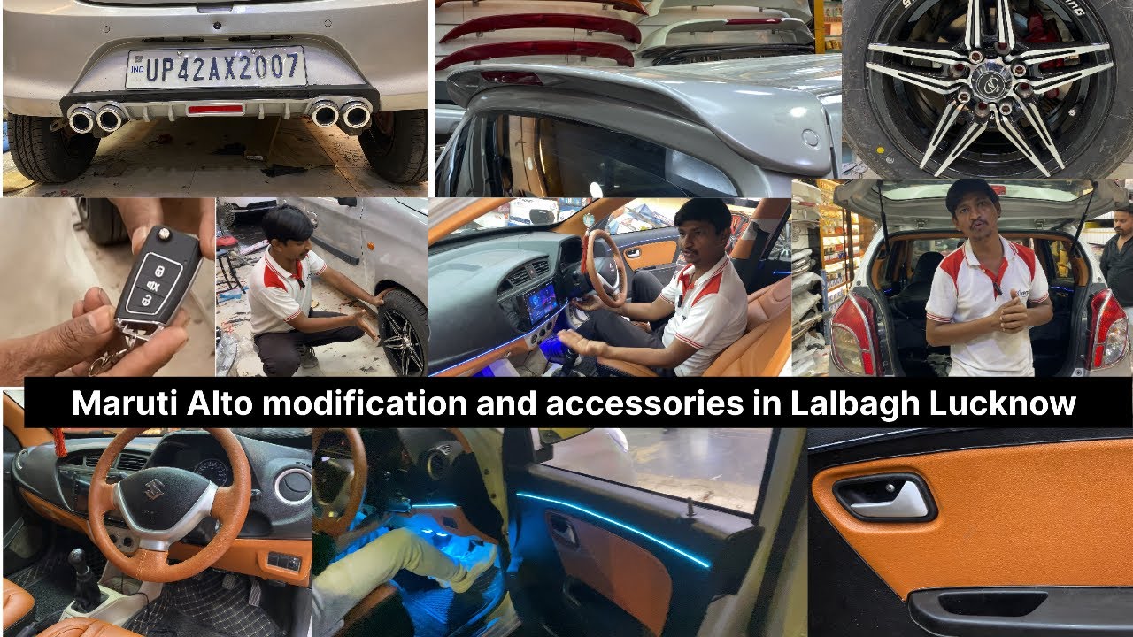 Maruti alto modification and accessories in Lalbagh Lucknow 9129278891